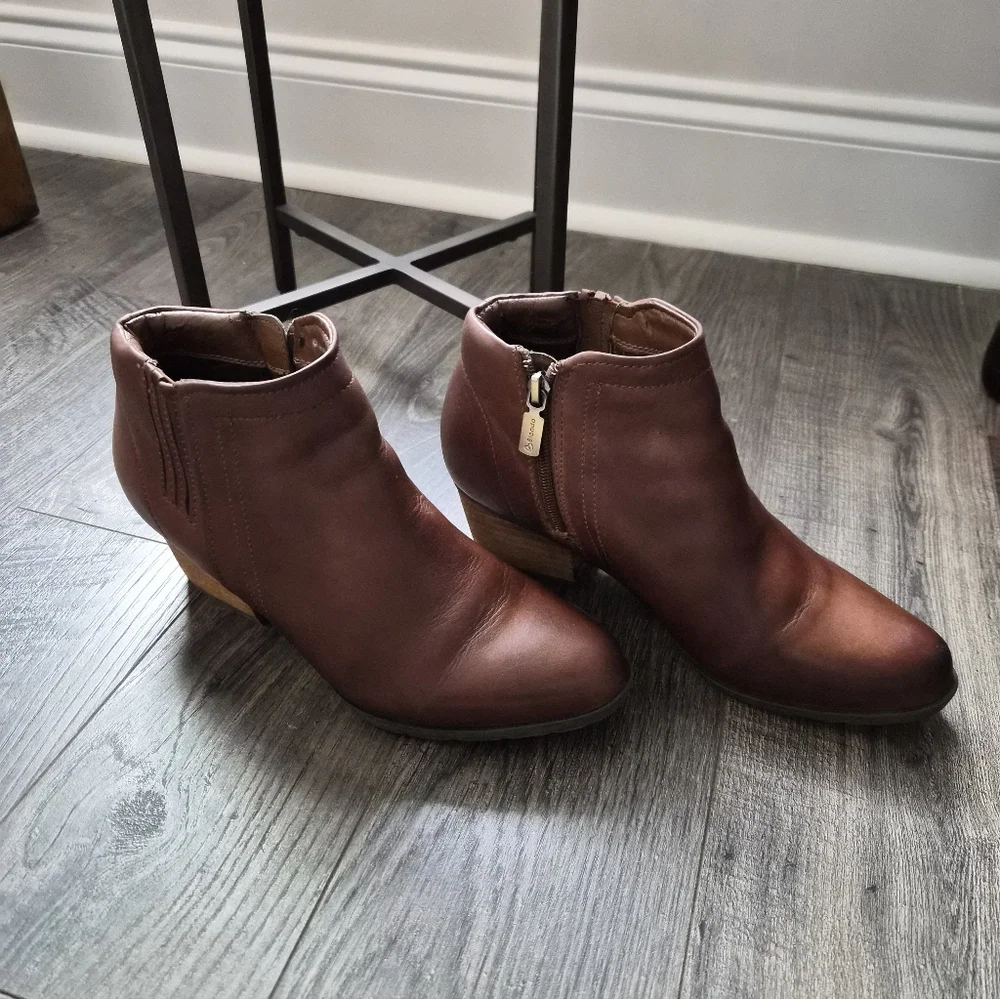 ​Blondo Valli 2.0 Brown Leather Waterproof Ankle Boots Women's Size 8M - Picture 6 of 8